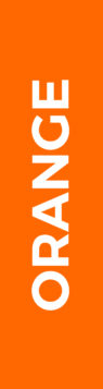 Orange color branding and designing